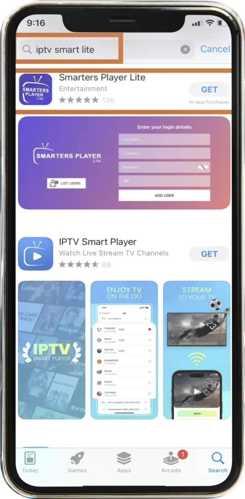 تطبيق iptv smarters lite​